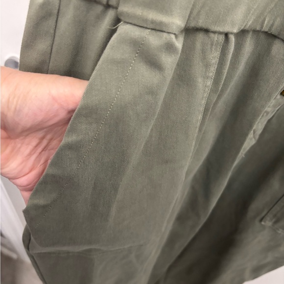 Mono B Sage Green Women’s Utility Short-Sleeved Jumpsuit 6 Pockets, Size L - Picture 7 of 11